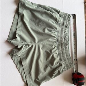 Free Fly Apparel Women's Athletic Shorts in Light Green